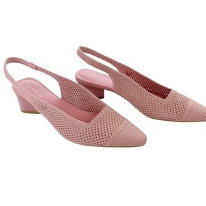 Vivaia Pointed-Toe Sling-Back Heels 39 Rose Pink